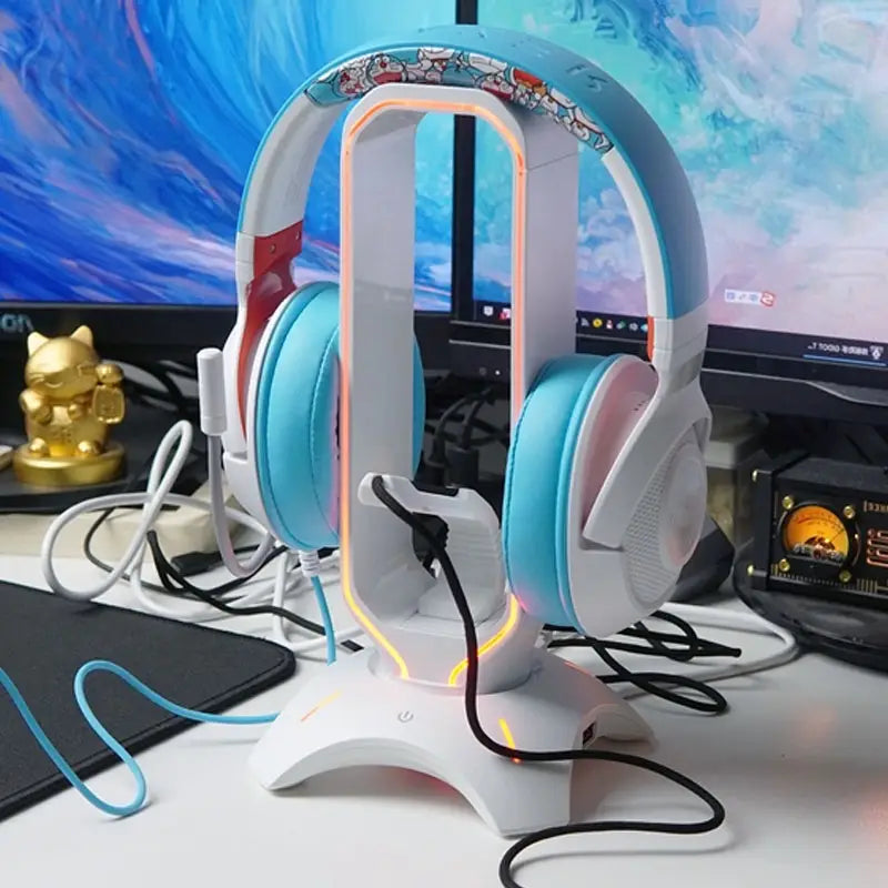 Suporte de Headset JS-3651 RGB