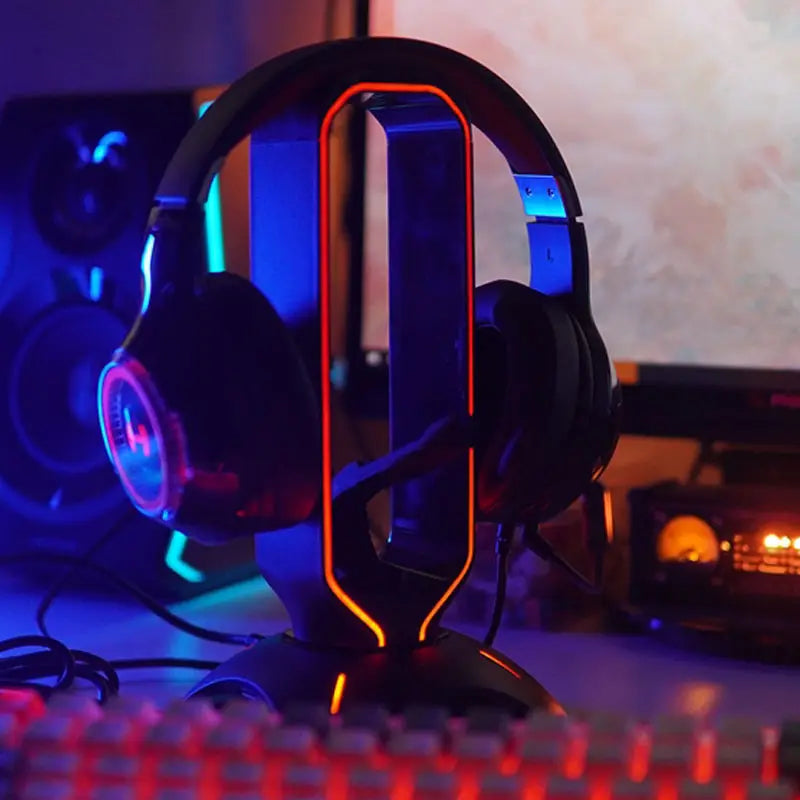 Suporte de Headset JS-3651 RGB