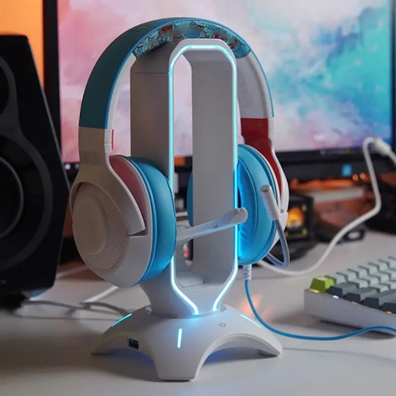 Suporte de Headset JS-3651 RGB