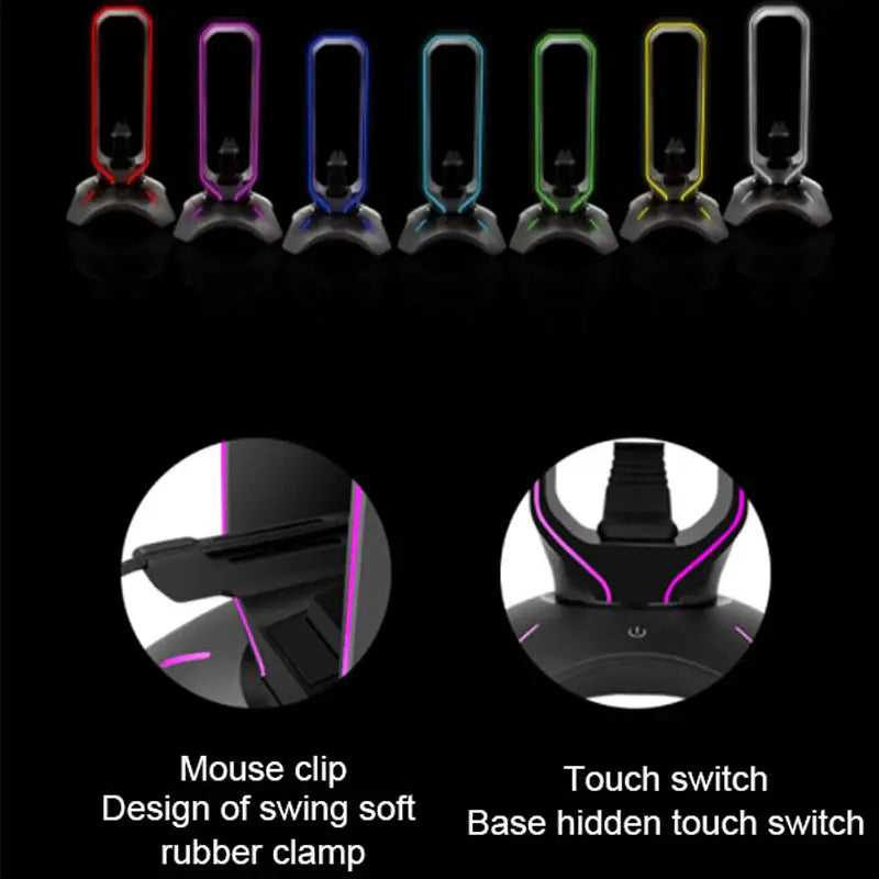 Suporte de Headset JS-3651 RGB