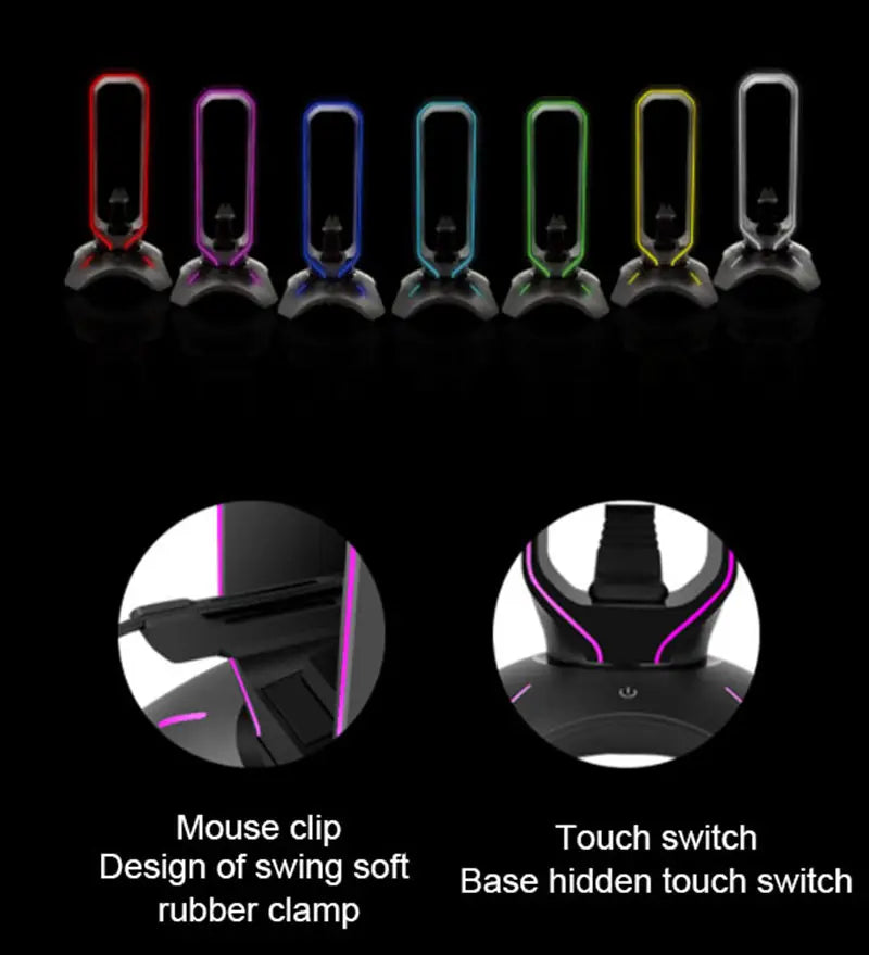 Suporte de Headset JS-3651 RGB