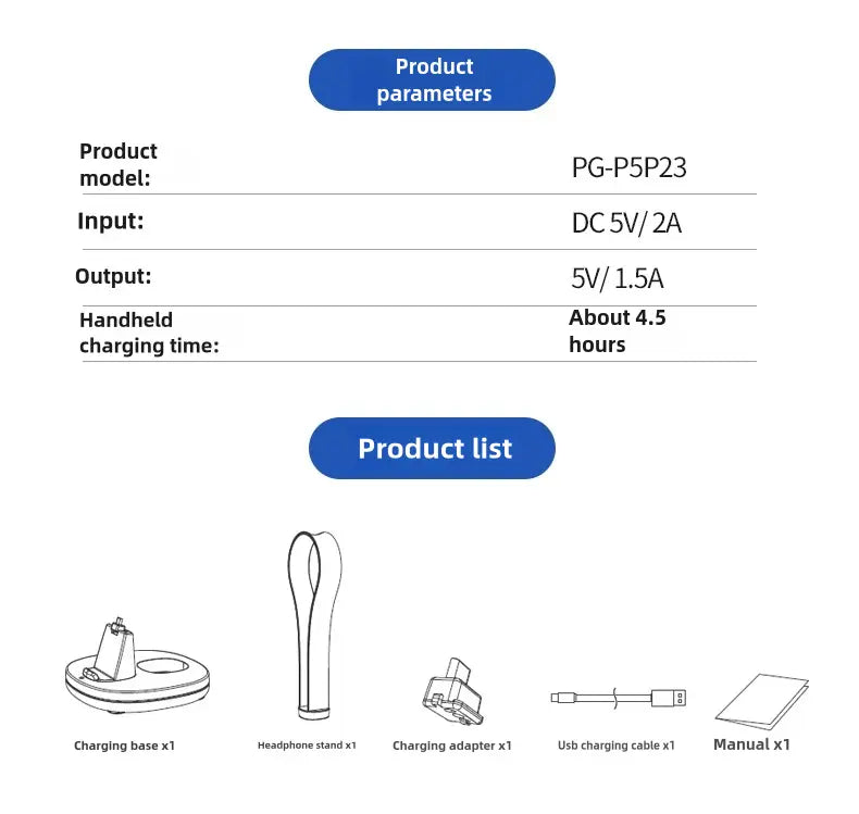 Suporte de Headset PG-P5P23
