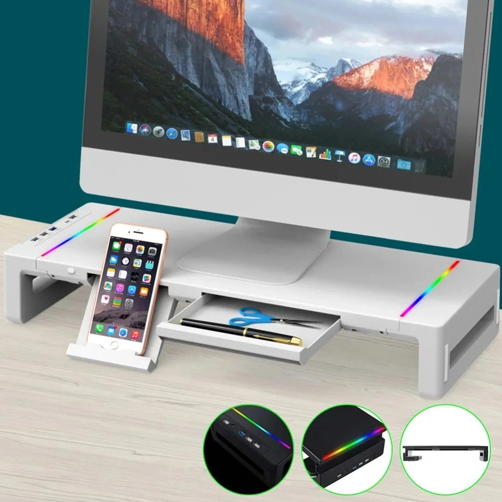 RGB Riser Monitor Stand