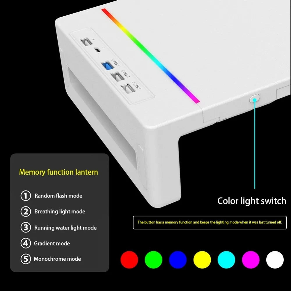 RGB Riser Monitor Stand
