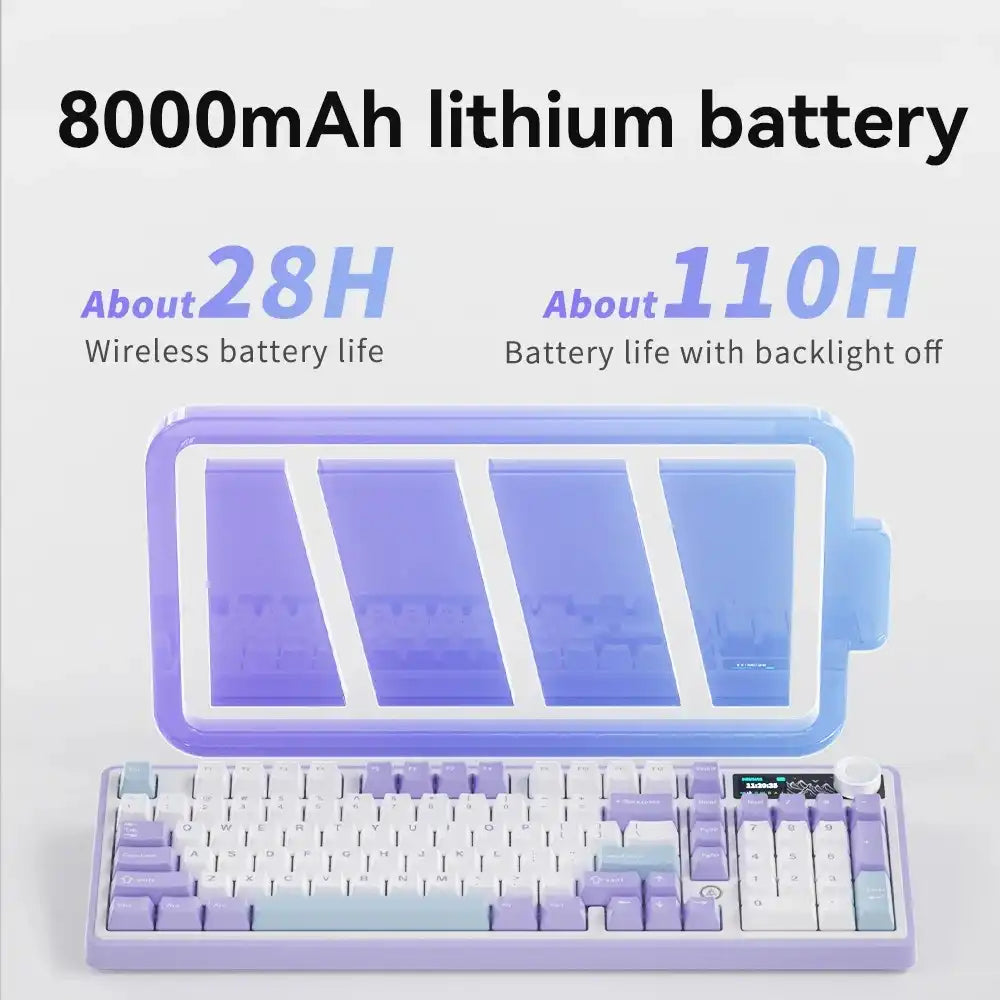 Teclado mecánico AK980 Pro (inalámbrico de 2,4 Ghz)