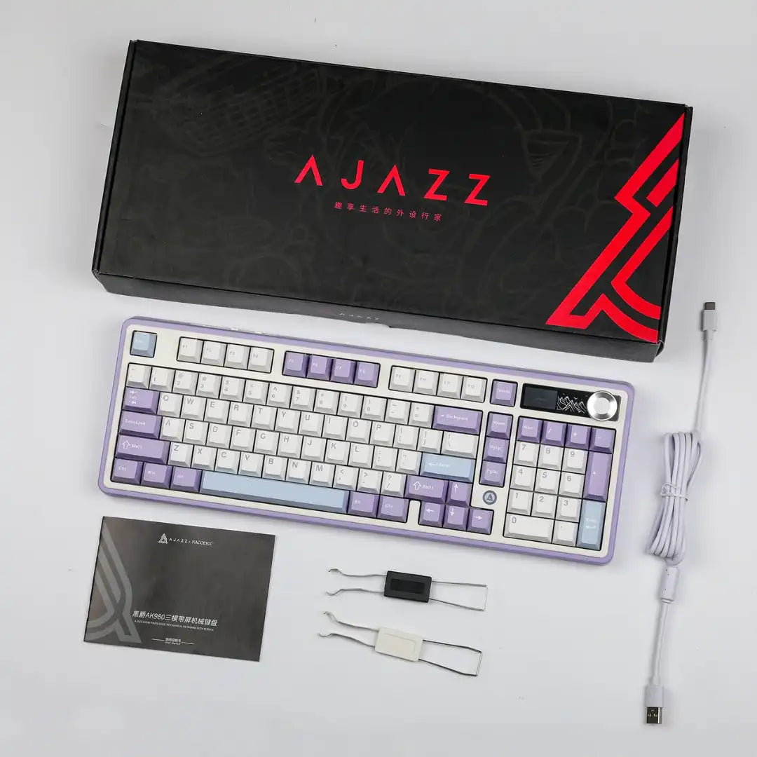 Teclado mecánico AK980 Pro (inalámbrico de 2,4 Ghz)