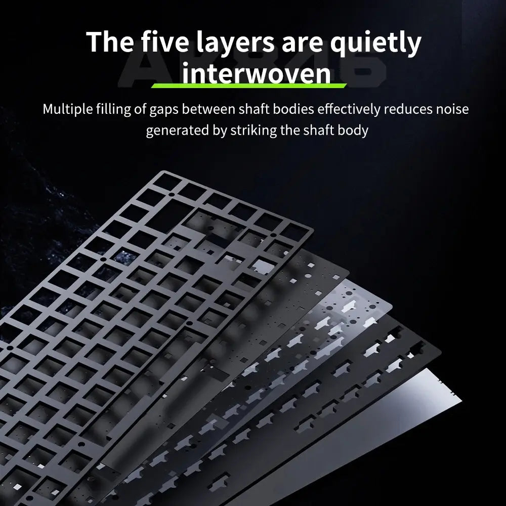 AKP848 Mechanical Keyboard (10.1-Inch Display)