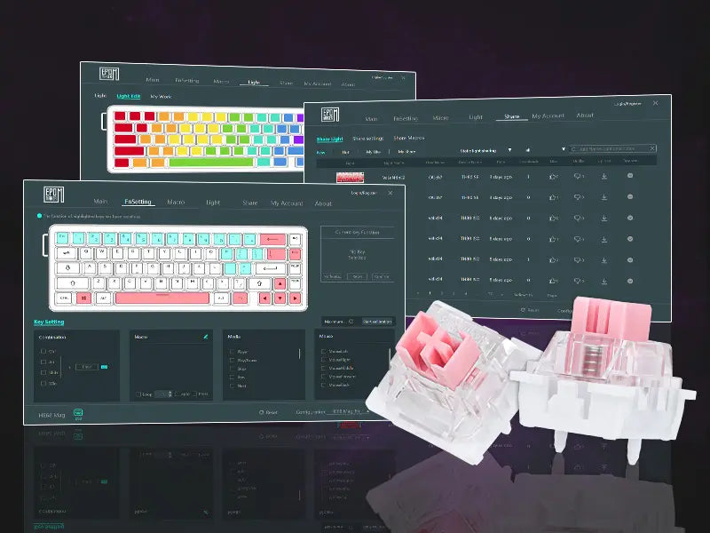 Teclado Mecânico HE68