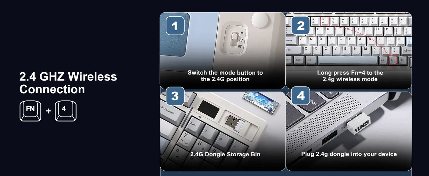 IF99 Mechanical Keyboard (2.4Ghz Wireless)
