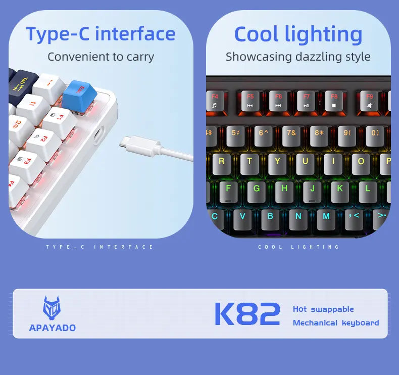 K82 Mechanical Keyboard (2.4Ghz Wireless)