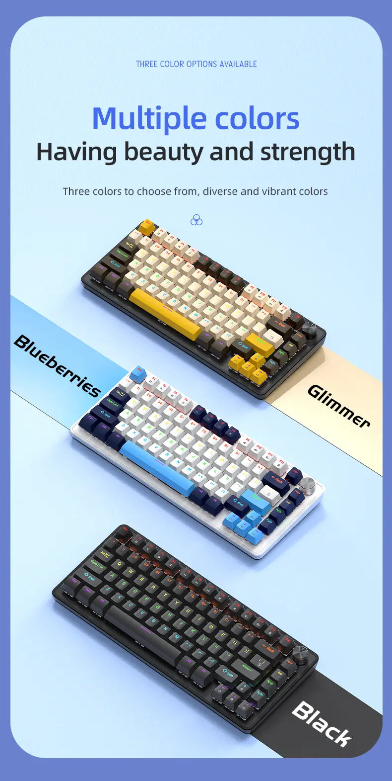 K82 Mechanical Keyboard (2.4Ghz Wireless)