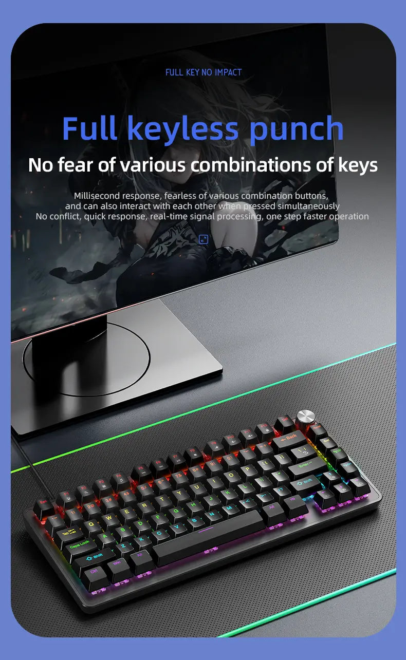 K82 Mechanical Keyboard (2.4Ghz Wireless)