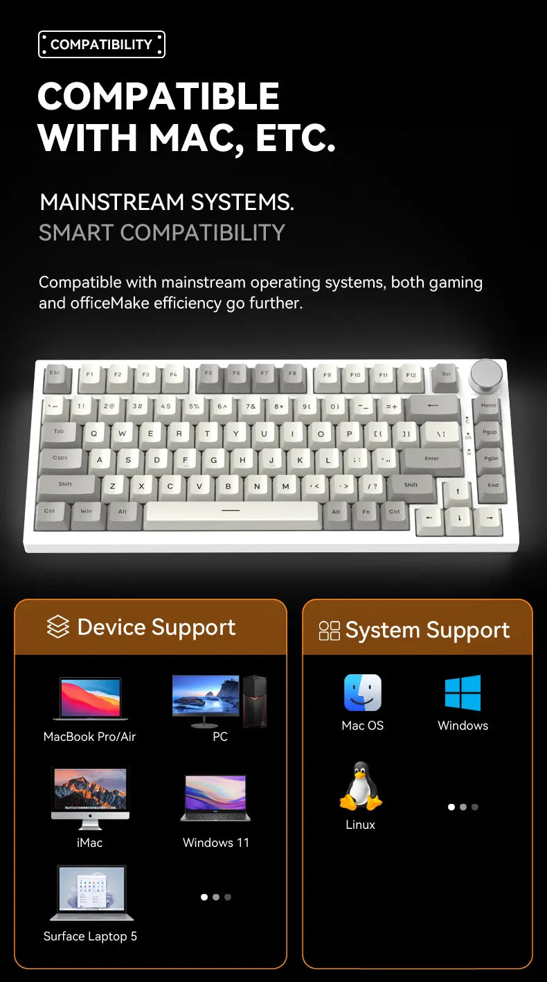 K85 Mechanical Keyboard (2.4Ghz Wireless)