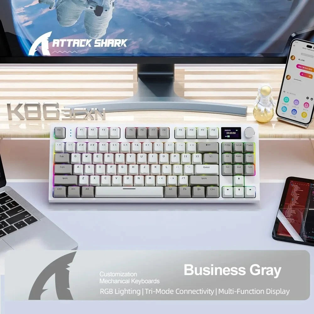 Teclado mecánico K86 - Inalámbrico (Bluetooth/2.4G)