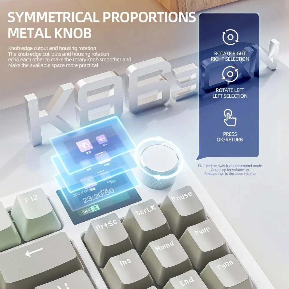 Teclado mecánico K86 - Inalámbrico (Bluetooth/2.4G)