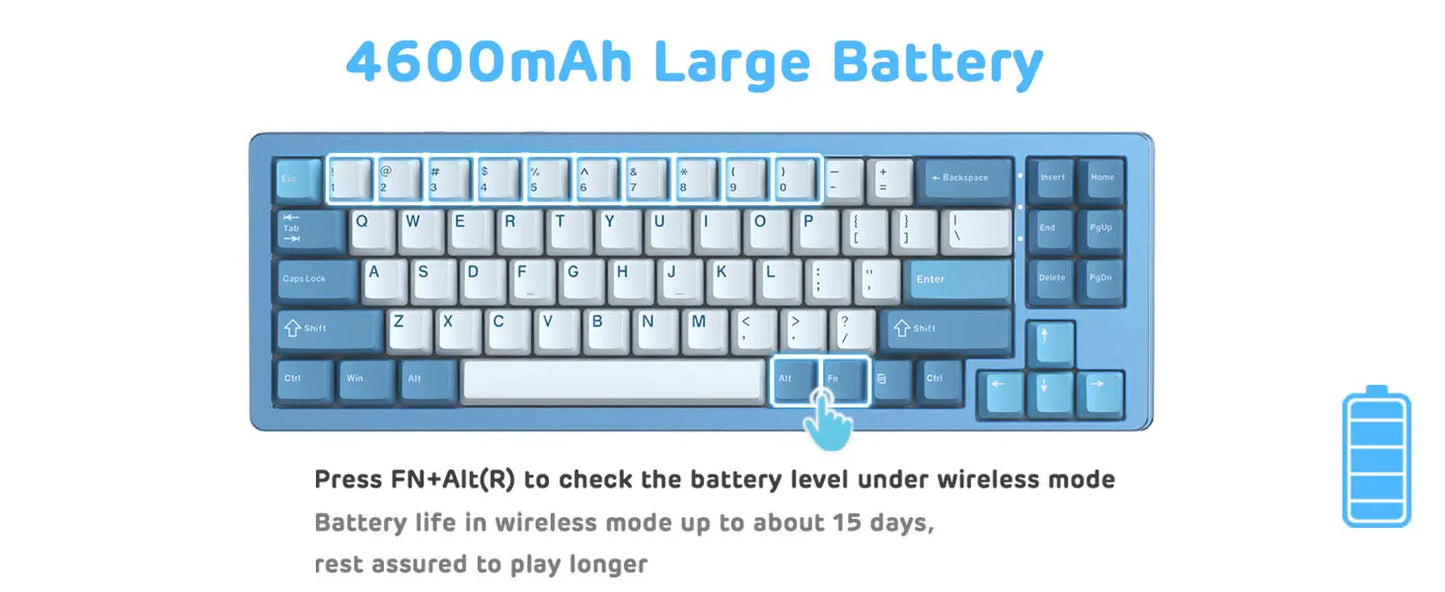 M71 Mechanical Keyboard (2.4Ghz Wireless)
