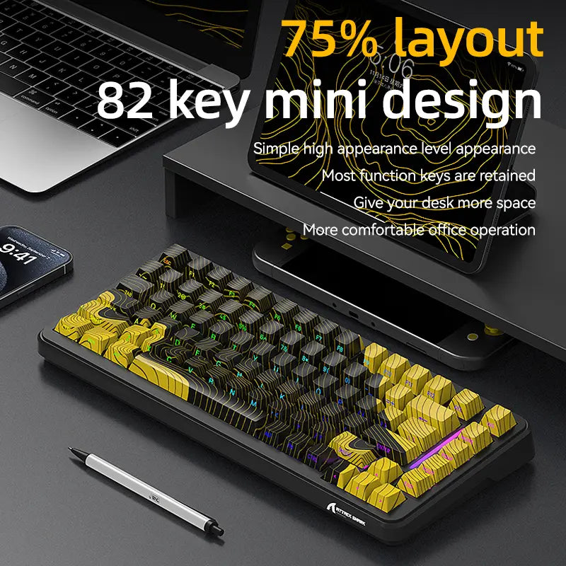 Teclado Mecânico M86 (Sem fio 2.4Ghz)
