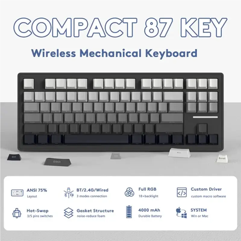 M87RGB Mechanical Keyboard (2.4Ghz Wireless)