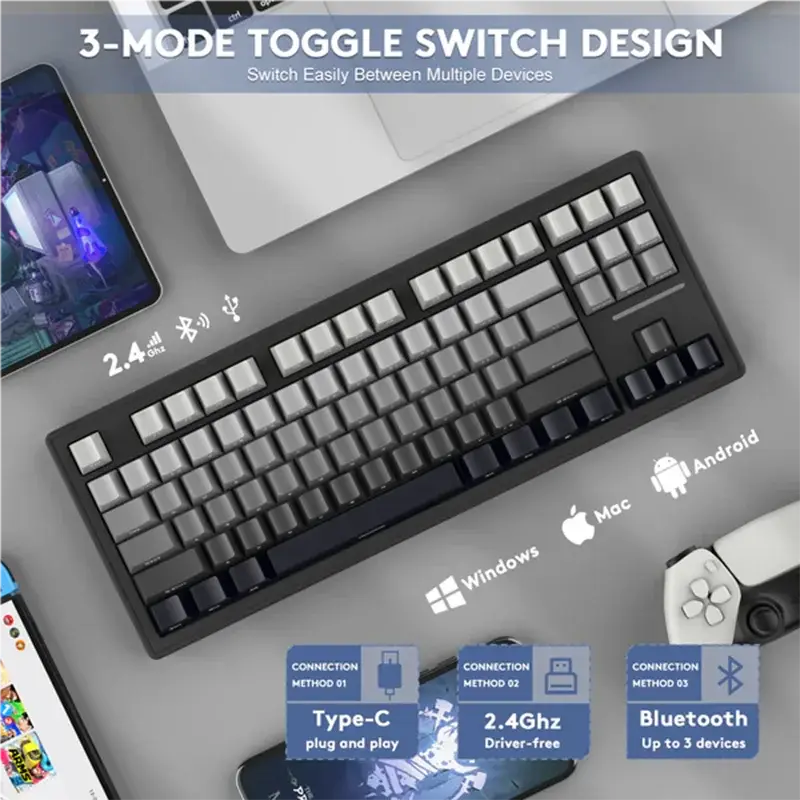 M87RGB Mechanical Keyboard (2.4Ghz Wireless)