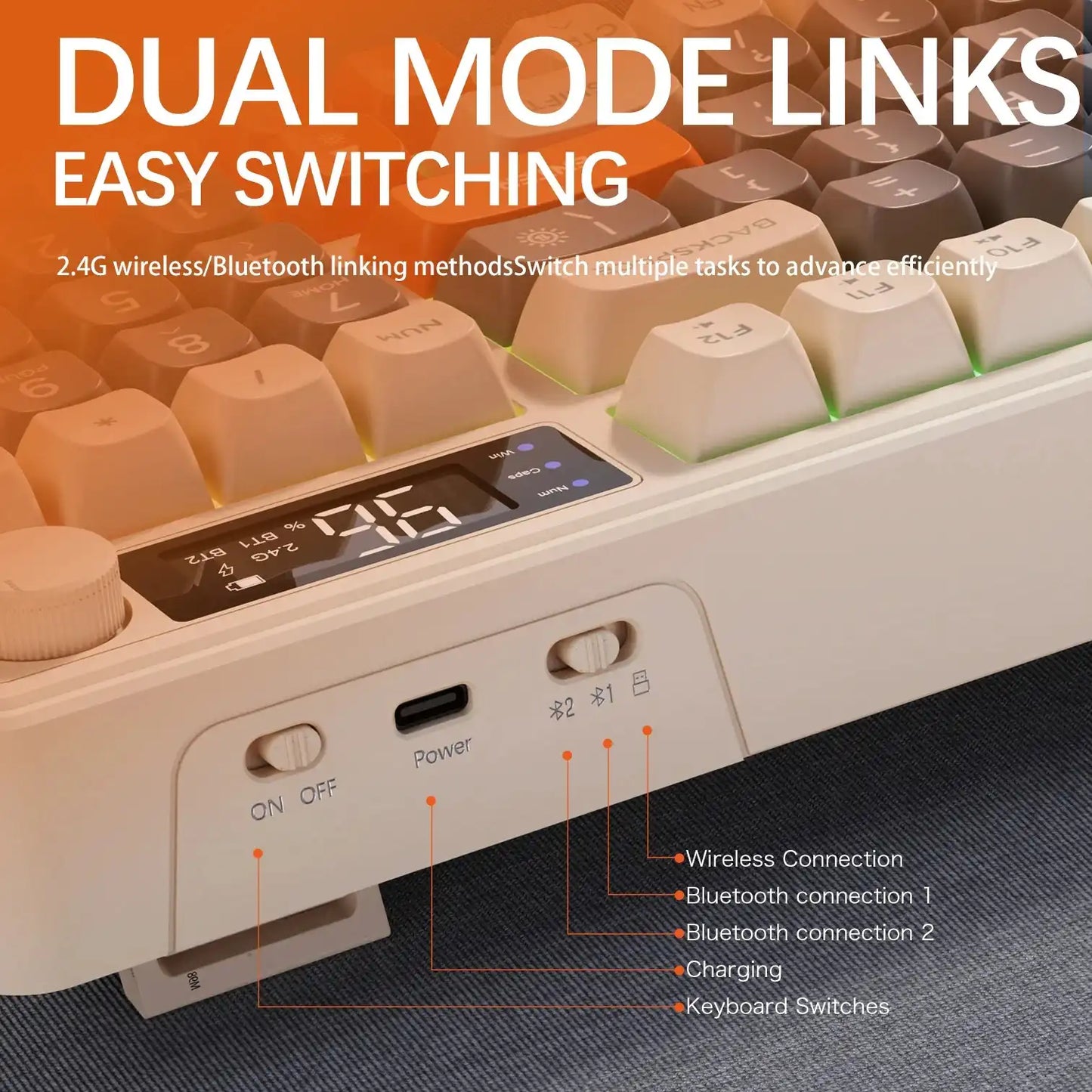 M96 Mechanical Keyboard (2.4Ghz Wireless)