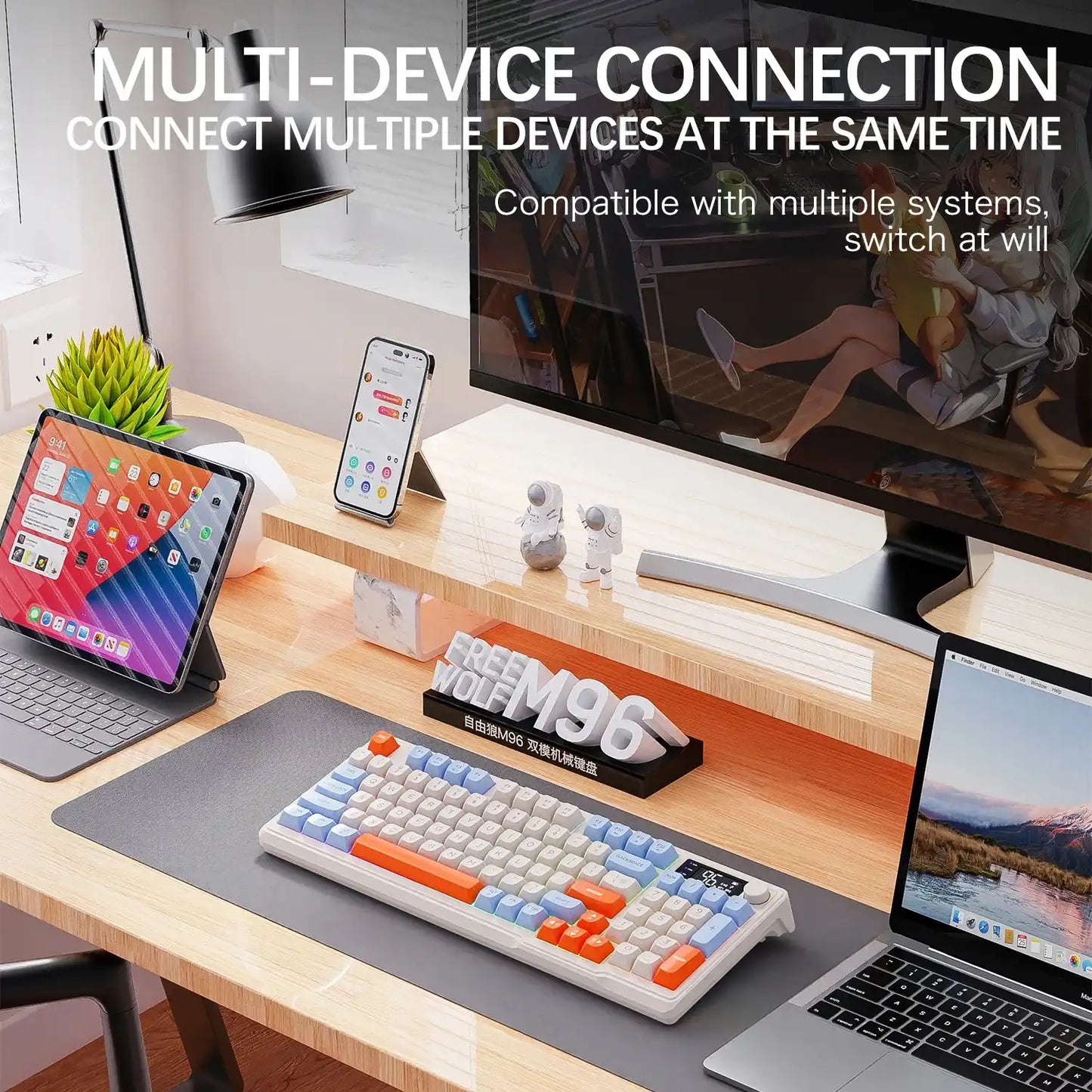 M96 Mechanical Keyboard (2.4Ghz Wireless)