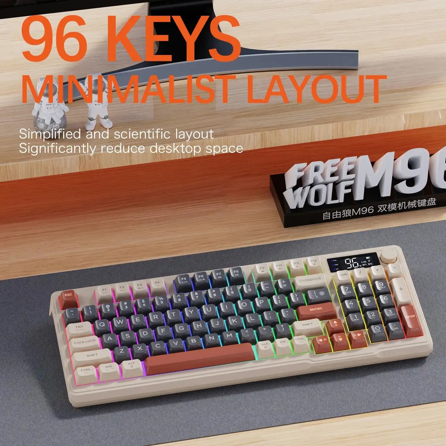 M96 Mechanical Keyboard (2.4Ghz Wireless)