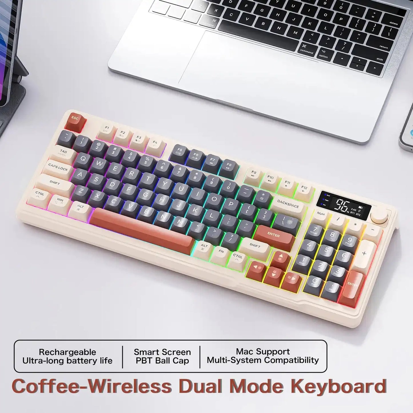 M96 Mechanical Keyboard (2.4Ghz Wireless)