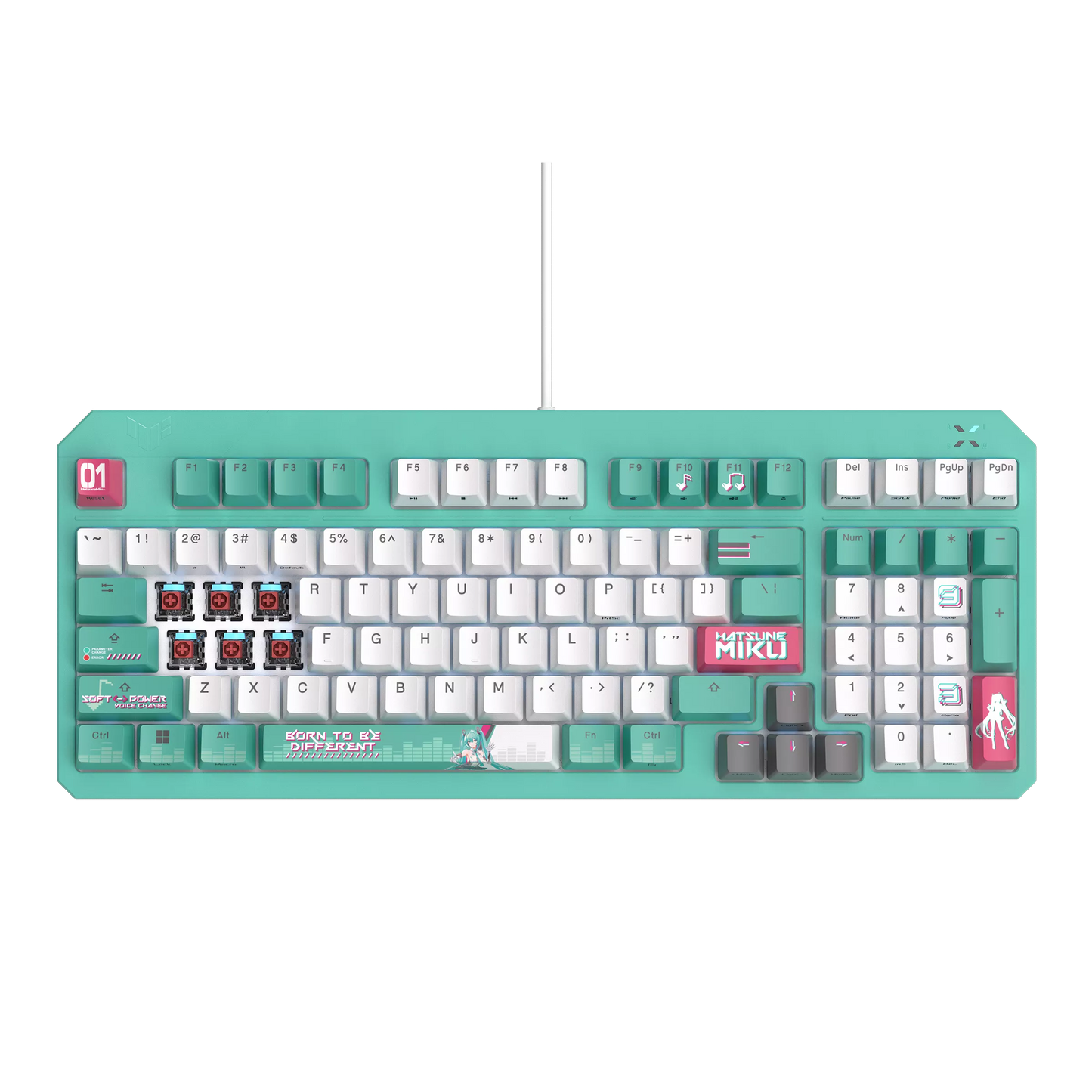 TX98 Mechanical Keyboard - Hatsune Miku Limited Edition