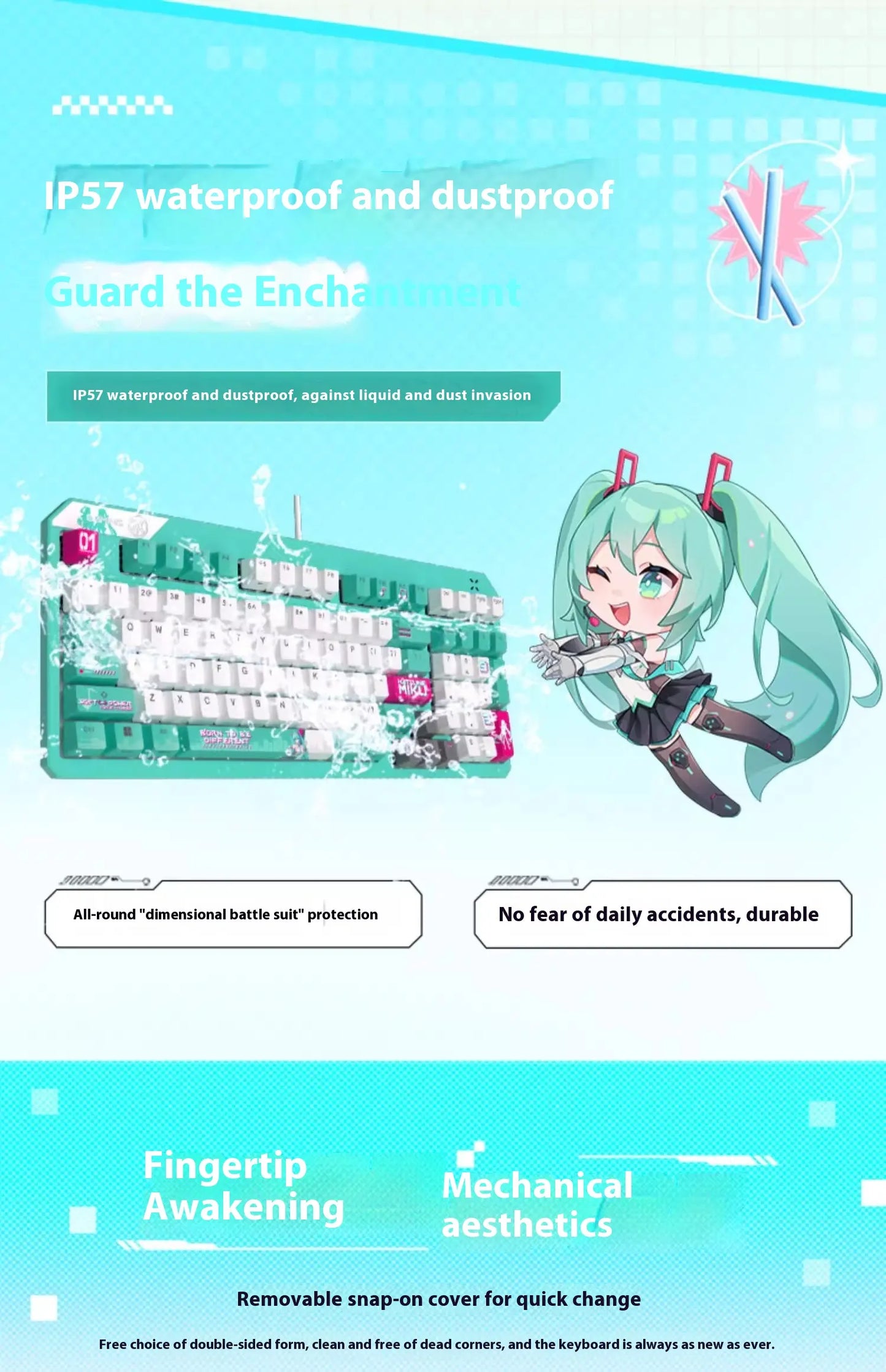 TX98 Mechanical Keyboard - Hatsune Miku Limited Edition