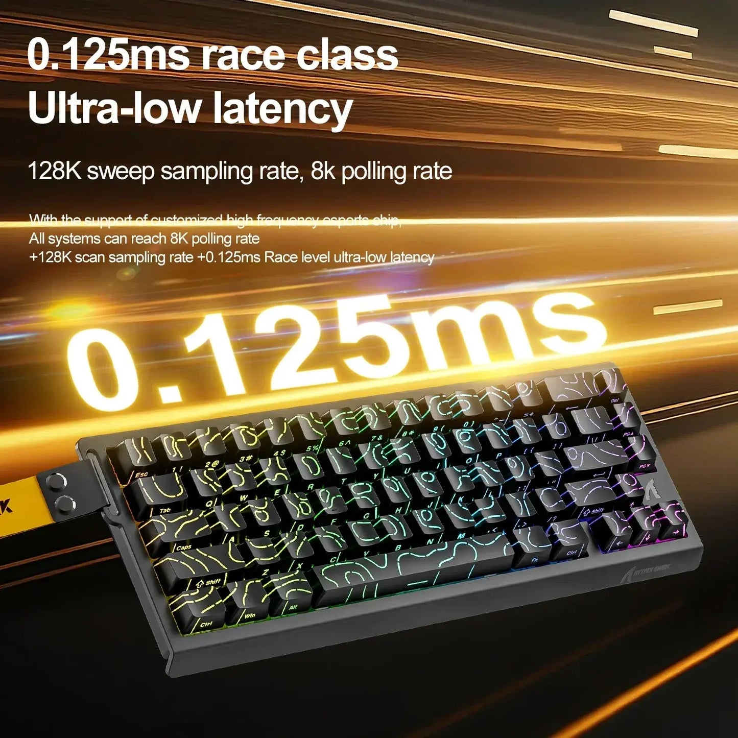 Teclado Mecânico X68HE (Sem Fio 2.4Ghz)