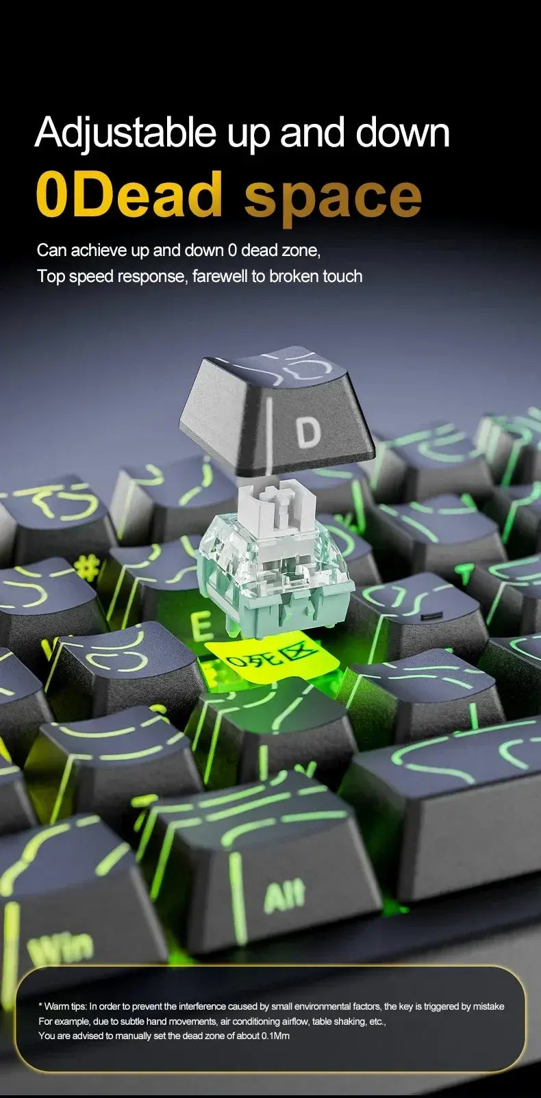 Teclado Mecânico X68HE (Sem Fio 2.4Ghz)