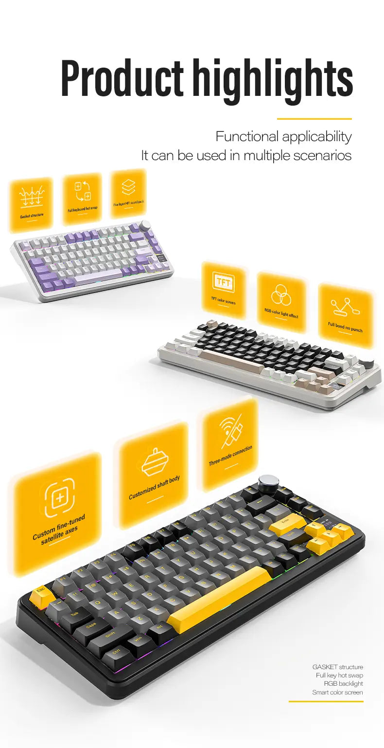 X85PRO Mechanical Keyboard (2.4Ghz Wireless)