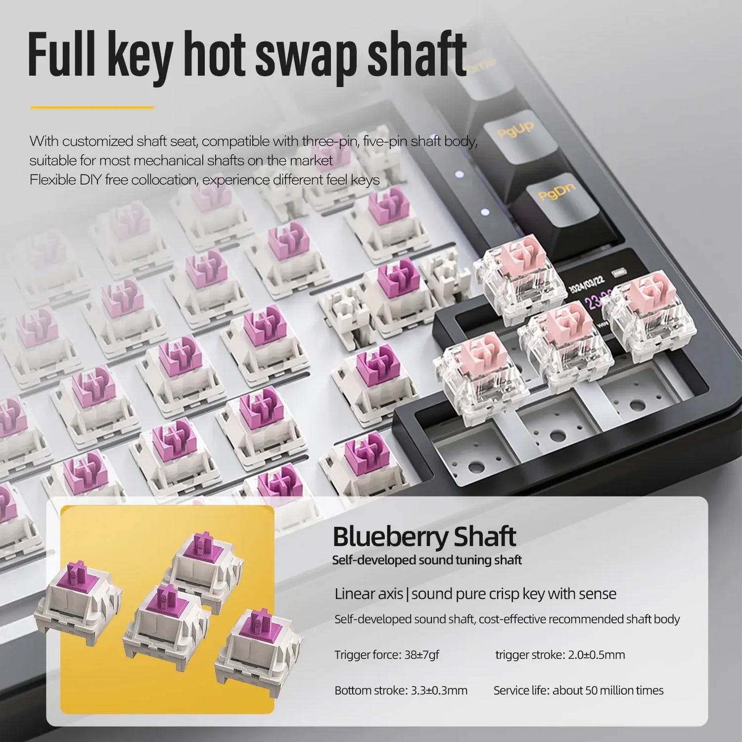 X85PRO Mechanical Keyboard (2.4Ghz Wireless)