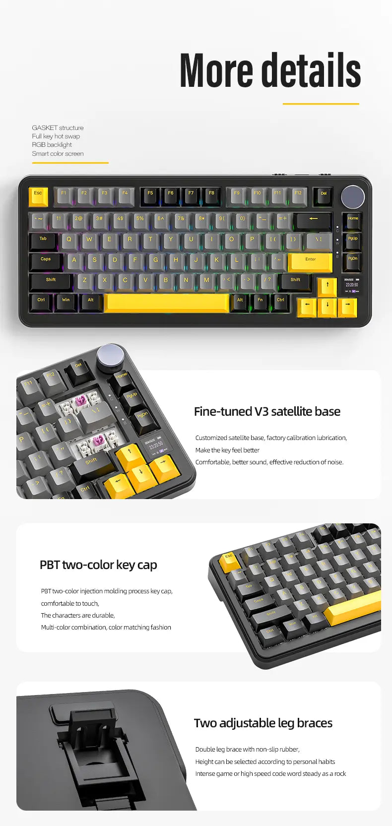 X85PRO Mechanical Keyboard (2.4Ghz Wireless)