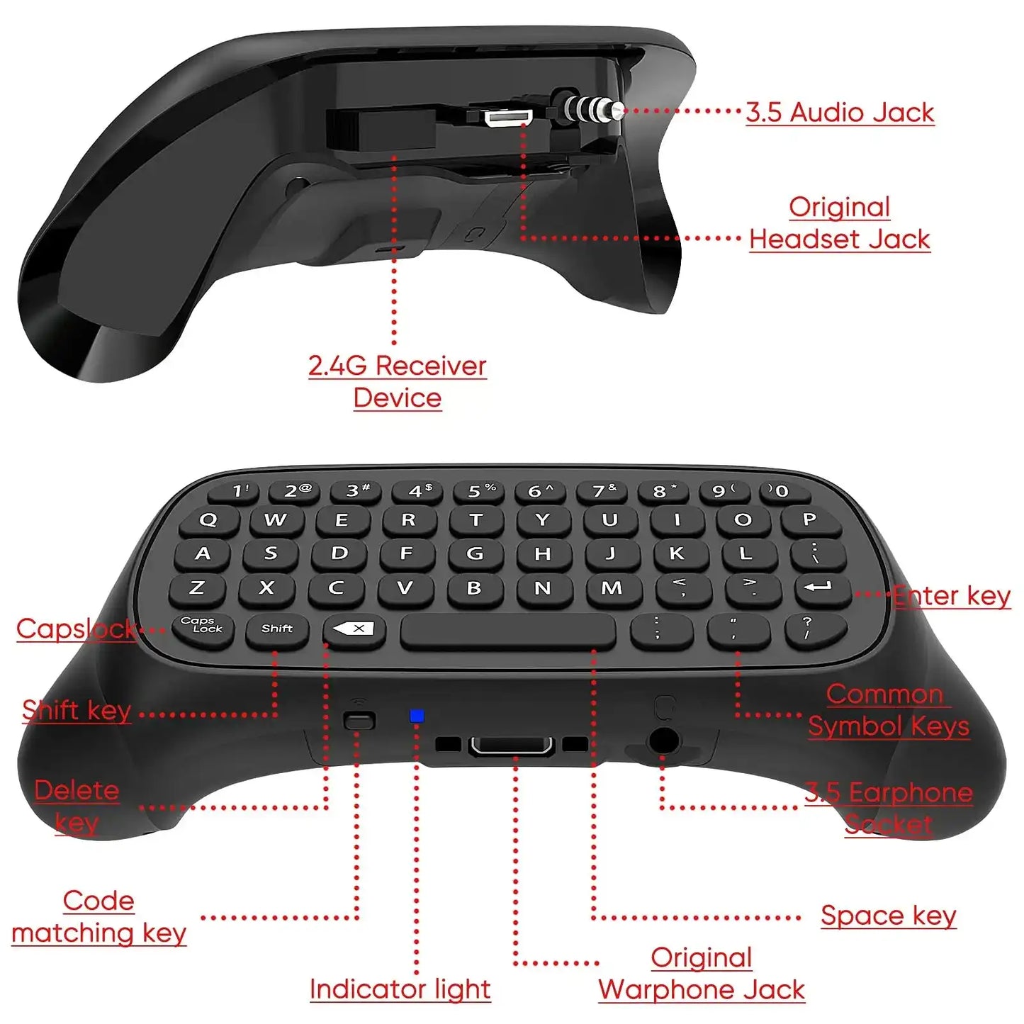 Xbox One S/X/Series Controller Keypad