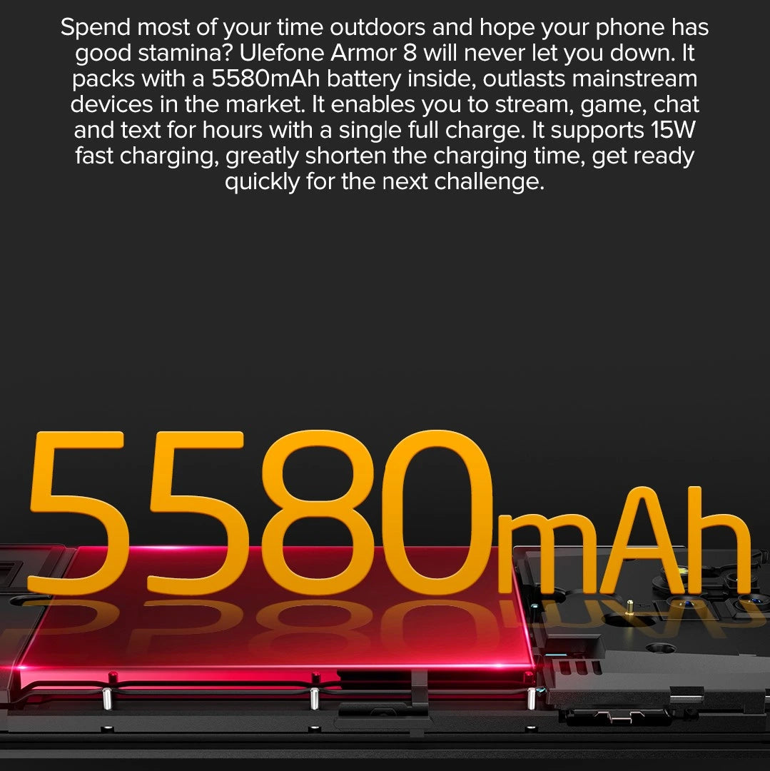 Teléfono inteligente Armor 8 (4 GB de RAM)