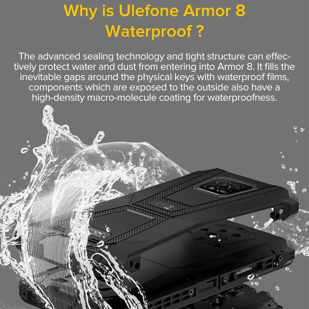 Teléfono inteligente Armor 8 (4 GB de RAM)