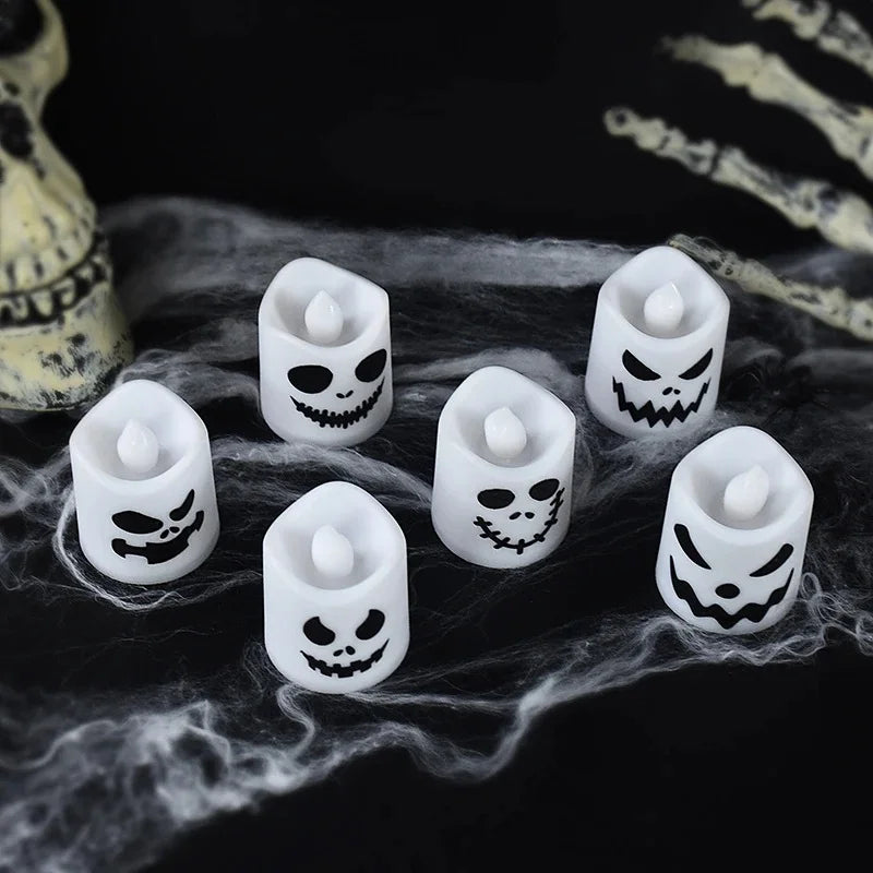 Vela LED Calabaza Fantasma