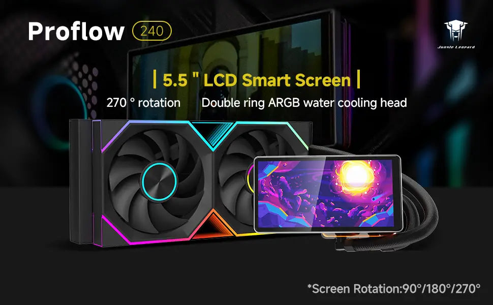 Water Cooler Pro Flow 240 LCD (240mm)