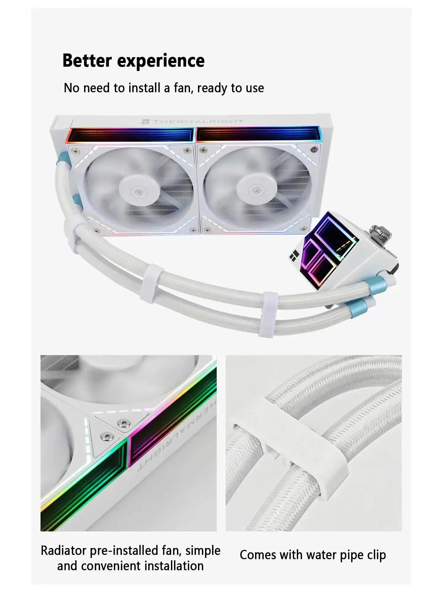 Watercooler Frozen Infinity 240 White