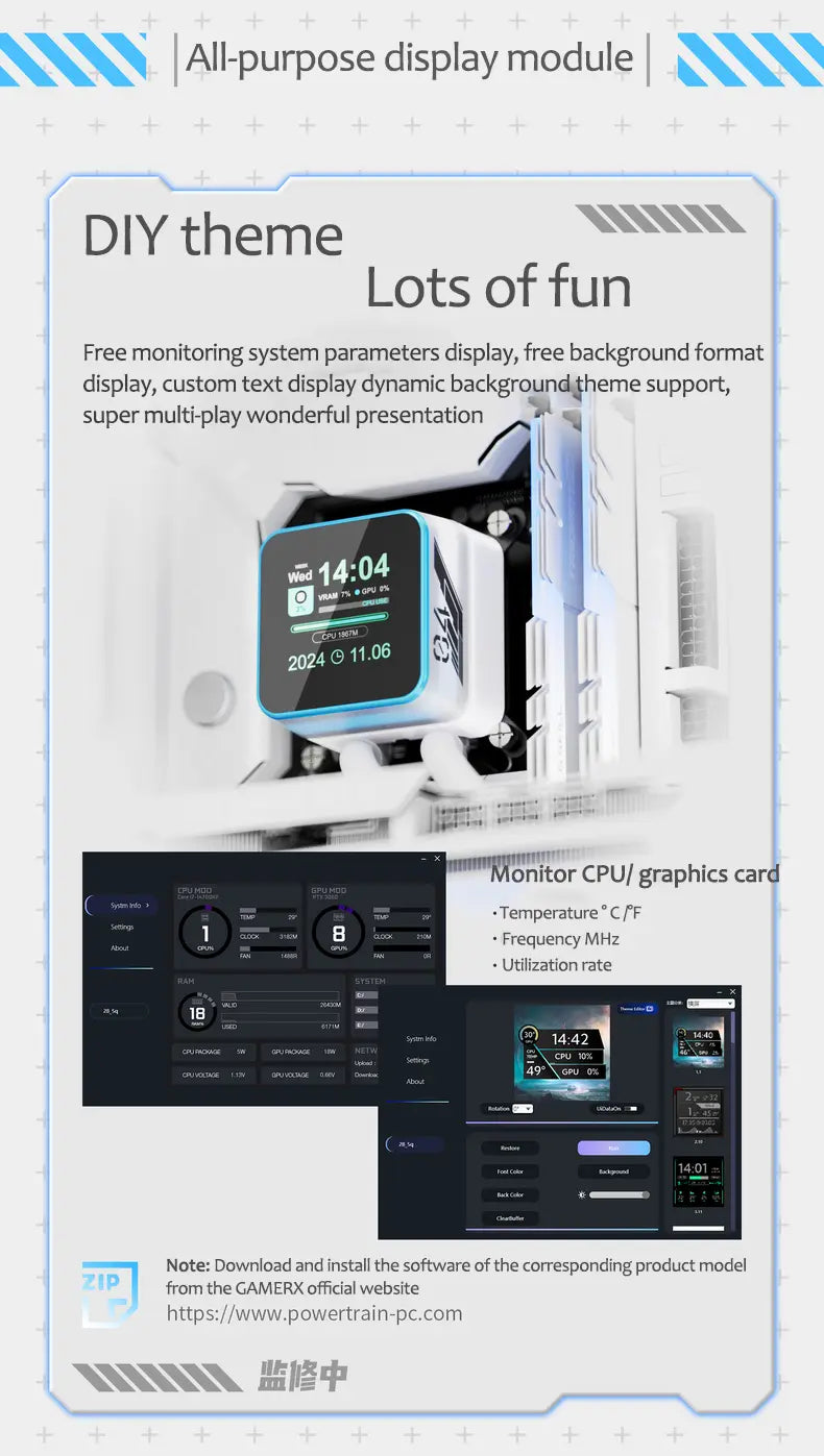 Watercooler HuanYi S360 LCD (360mm)