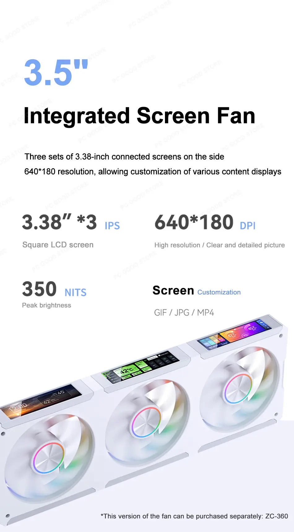 Watercooler TF3-360SC LCD (360mm)