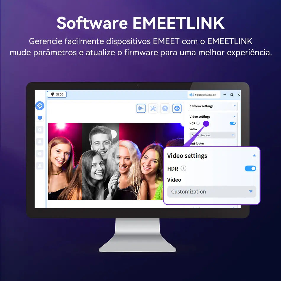Cámara web S800 UHD