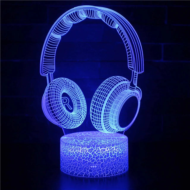 Luminária Holograma Gamer