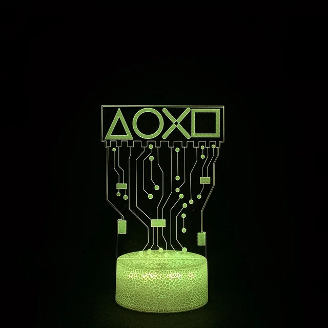 Luminária Holograma Gamer