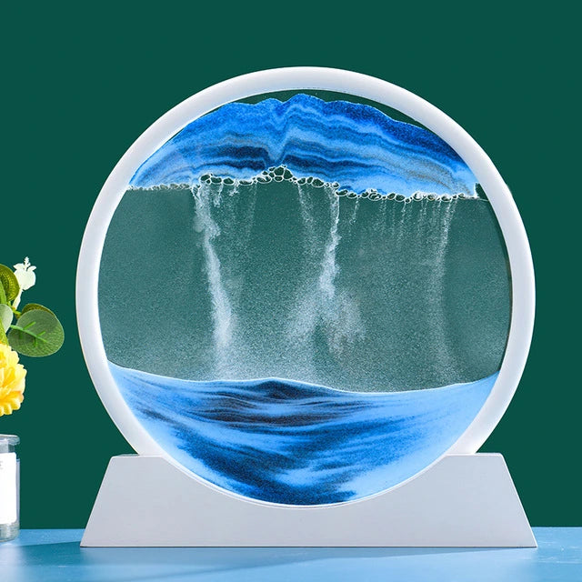 Pintura animada de arena 3D - Mar profundo