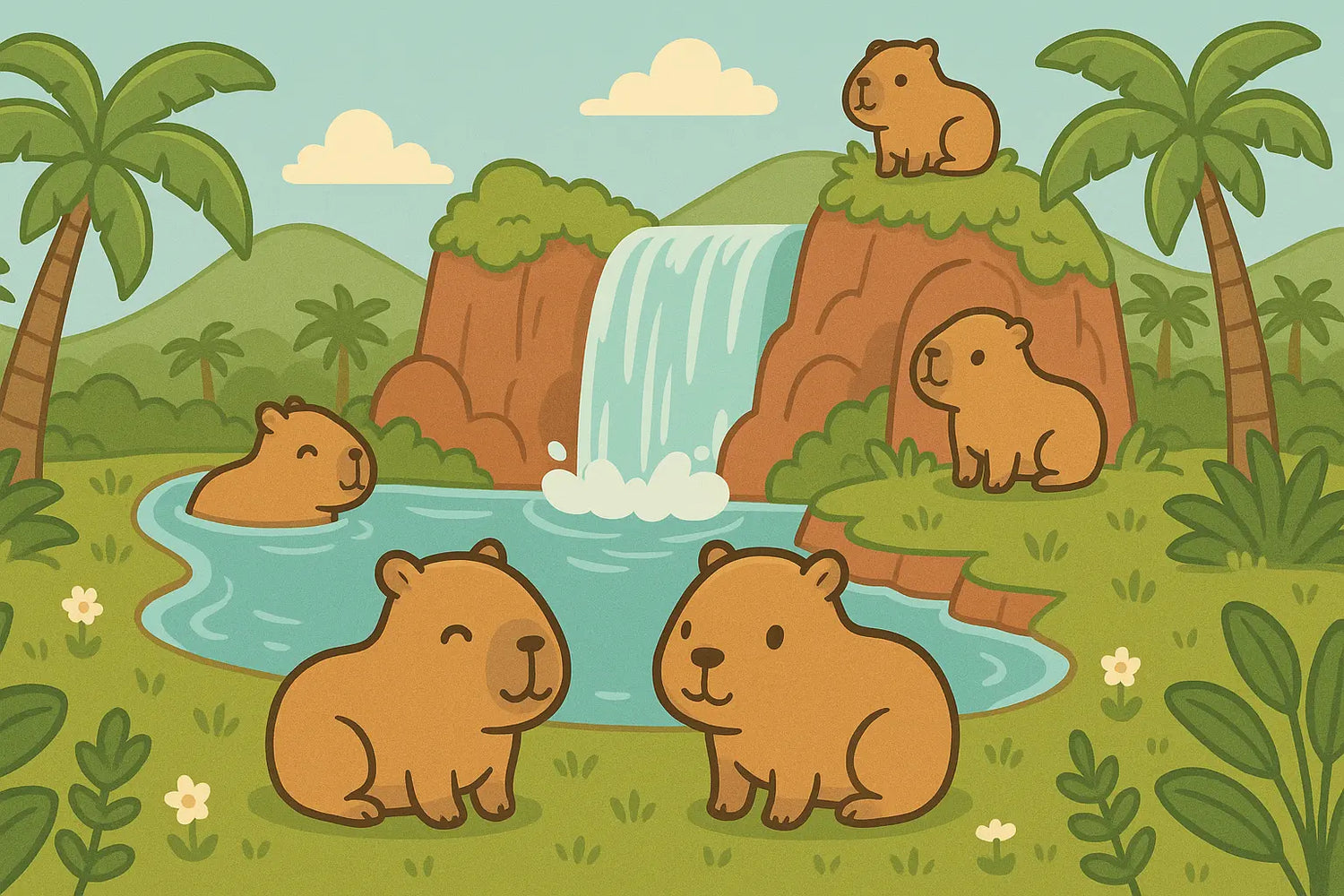 Atenção: as capivaras invadiram a loja!