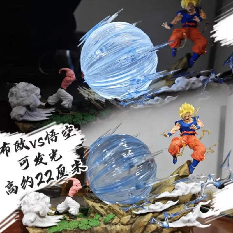 Figura de acción Dragon Ball Z Majin Buu Vs Son Goku