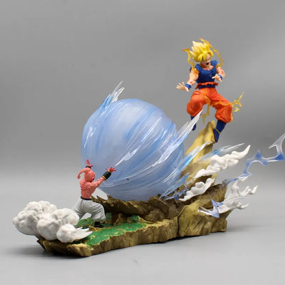 Figura de acción Dragon Ball Z Majin Buu Vs Son Goku