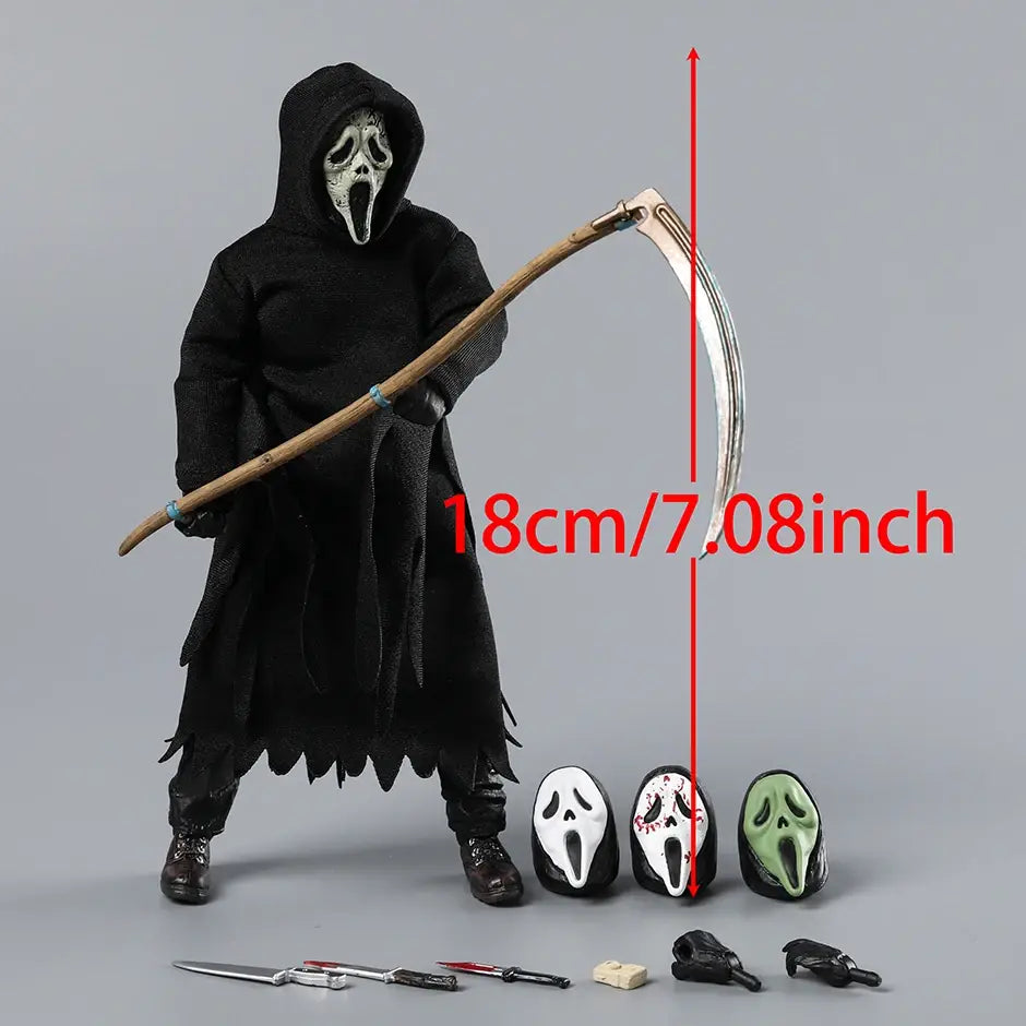 Action-Figure Ghost Face Articulável (18cm)